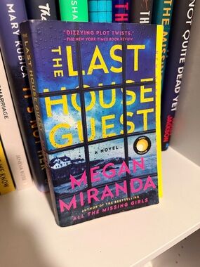 The Last House Guest by Megan Miranda - Blue & Yellow Paperback
